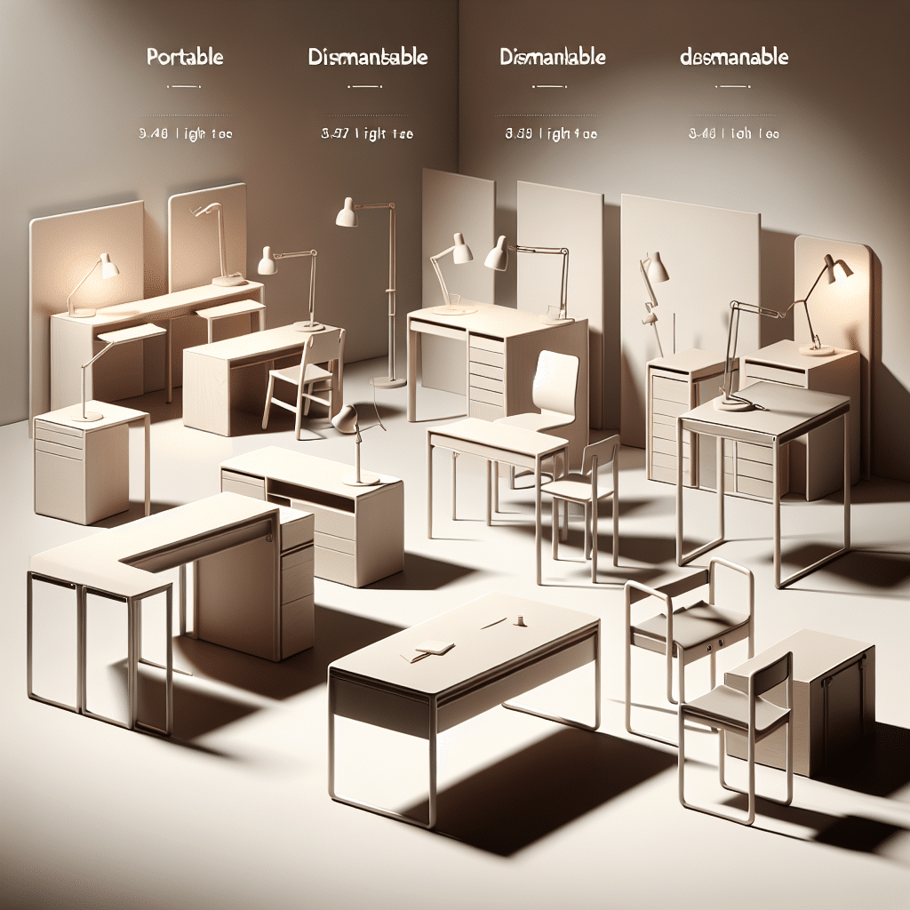 lightweight desks for easy moving