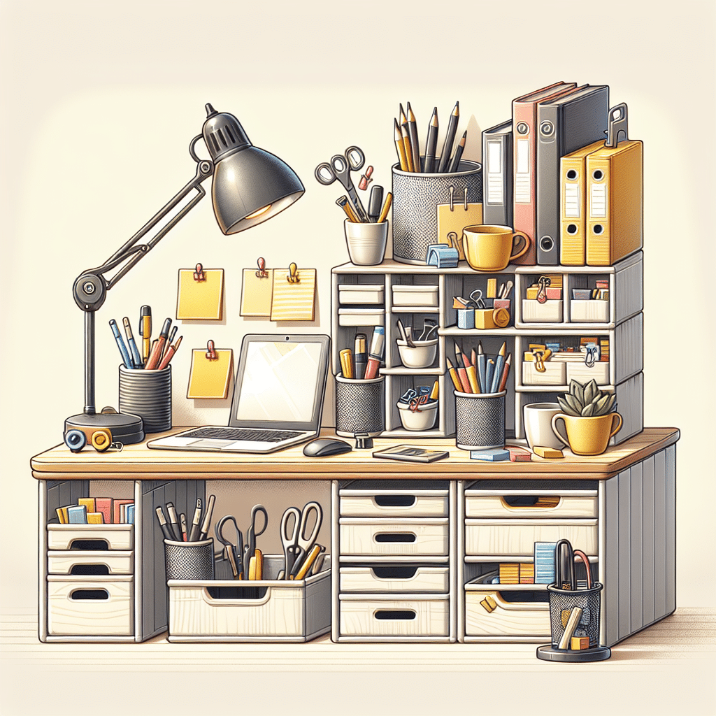 DIY desk organizer ideas