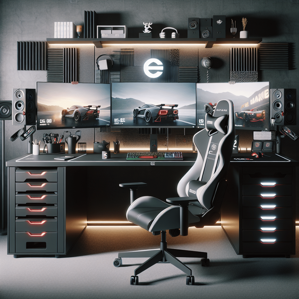 office furniture for gaming and work combo