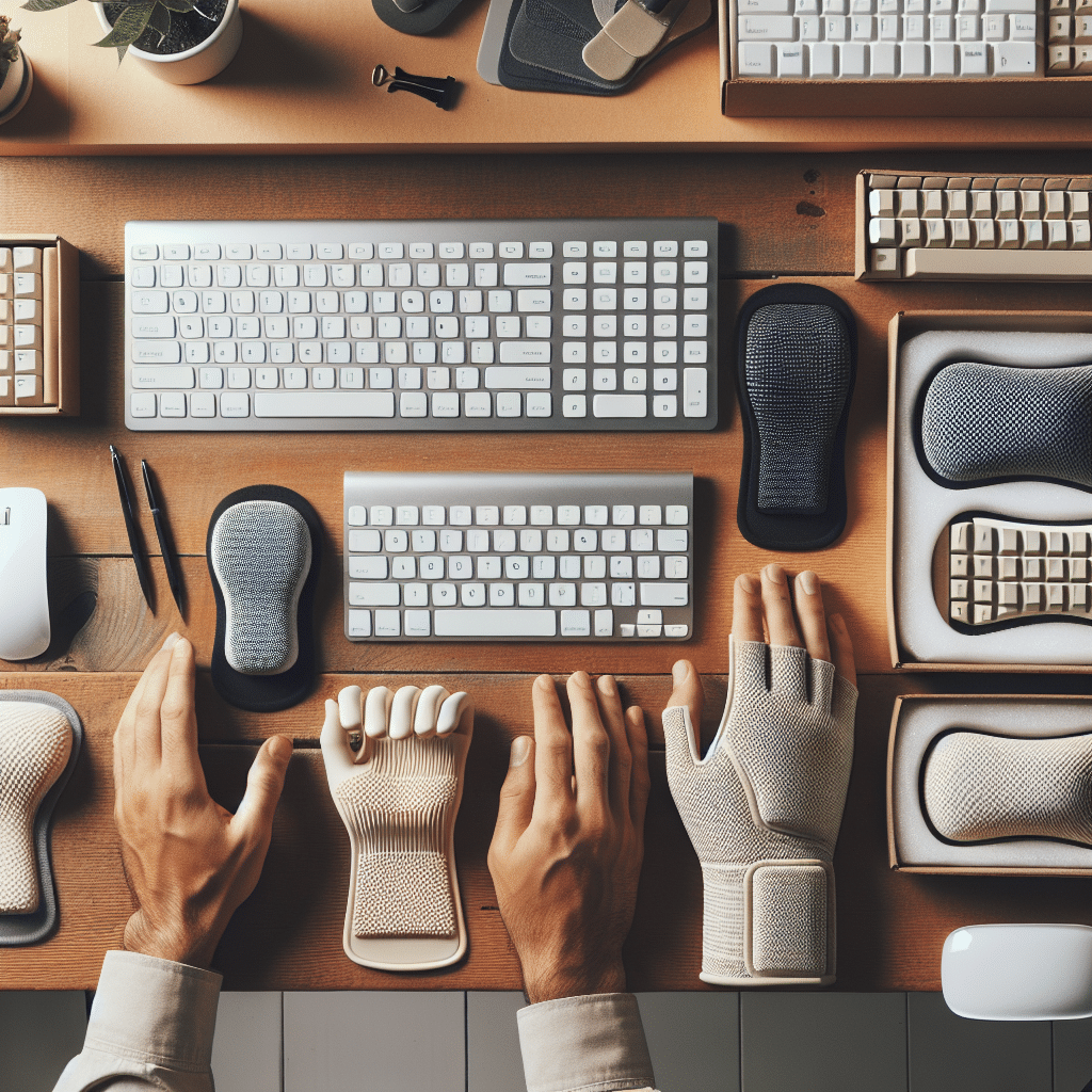 ergonomic wrist rests for typing