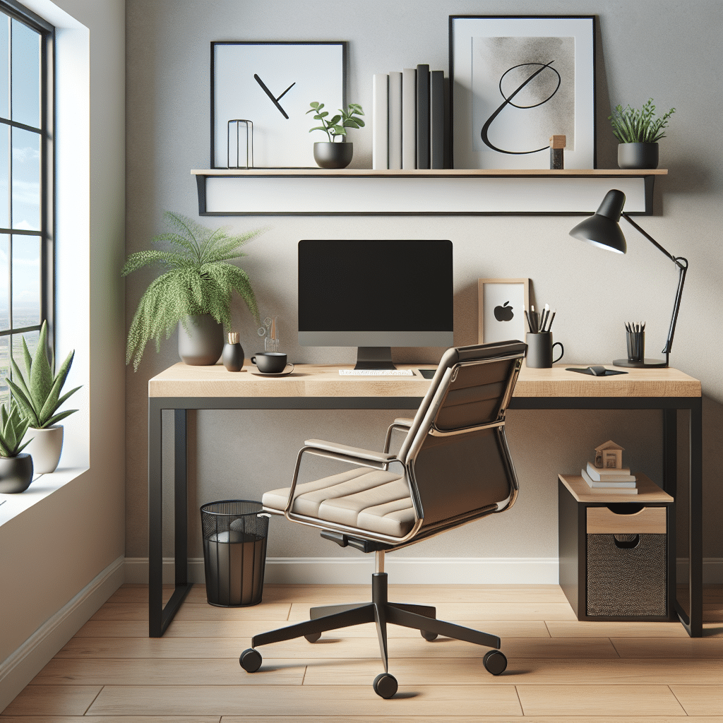 small desk setups for remote work