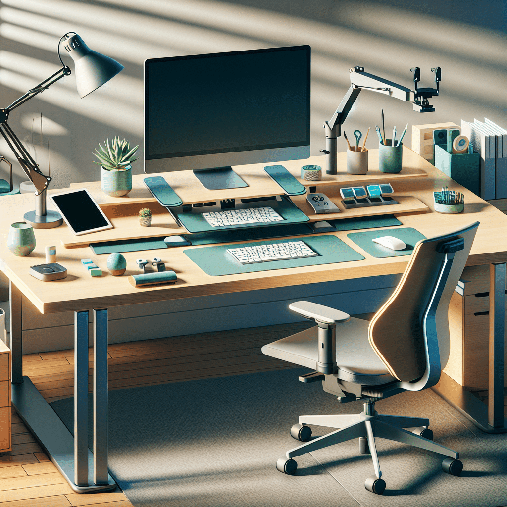 ergonomic desk accessories for comfort