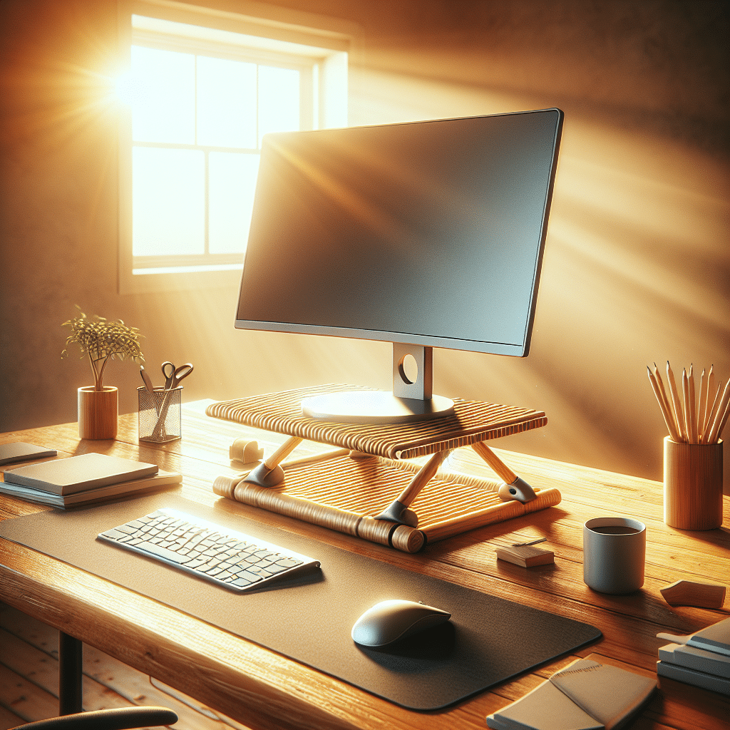 monitor stands for better posture
