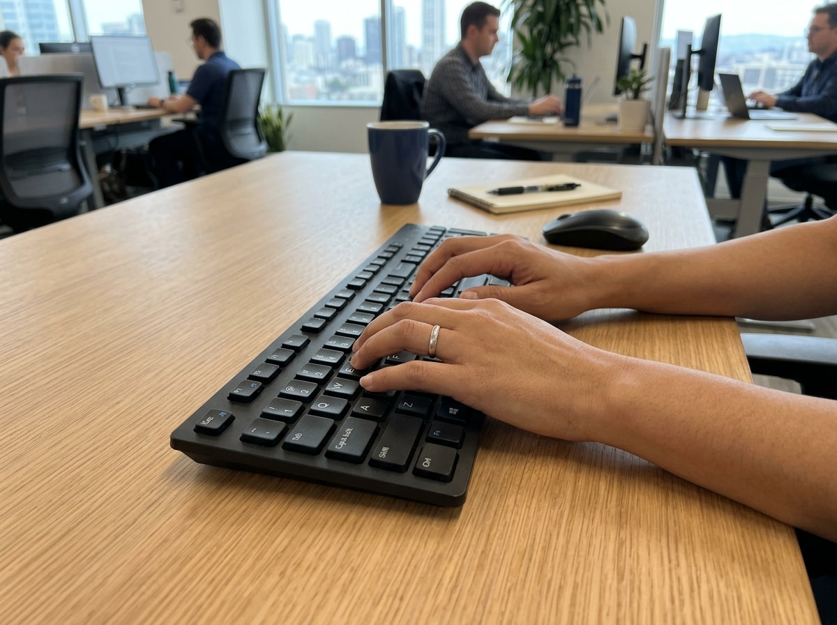 neutral wrist position keyboard