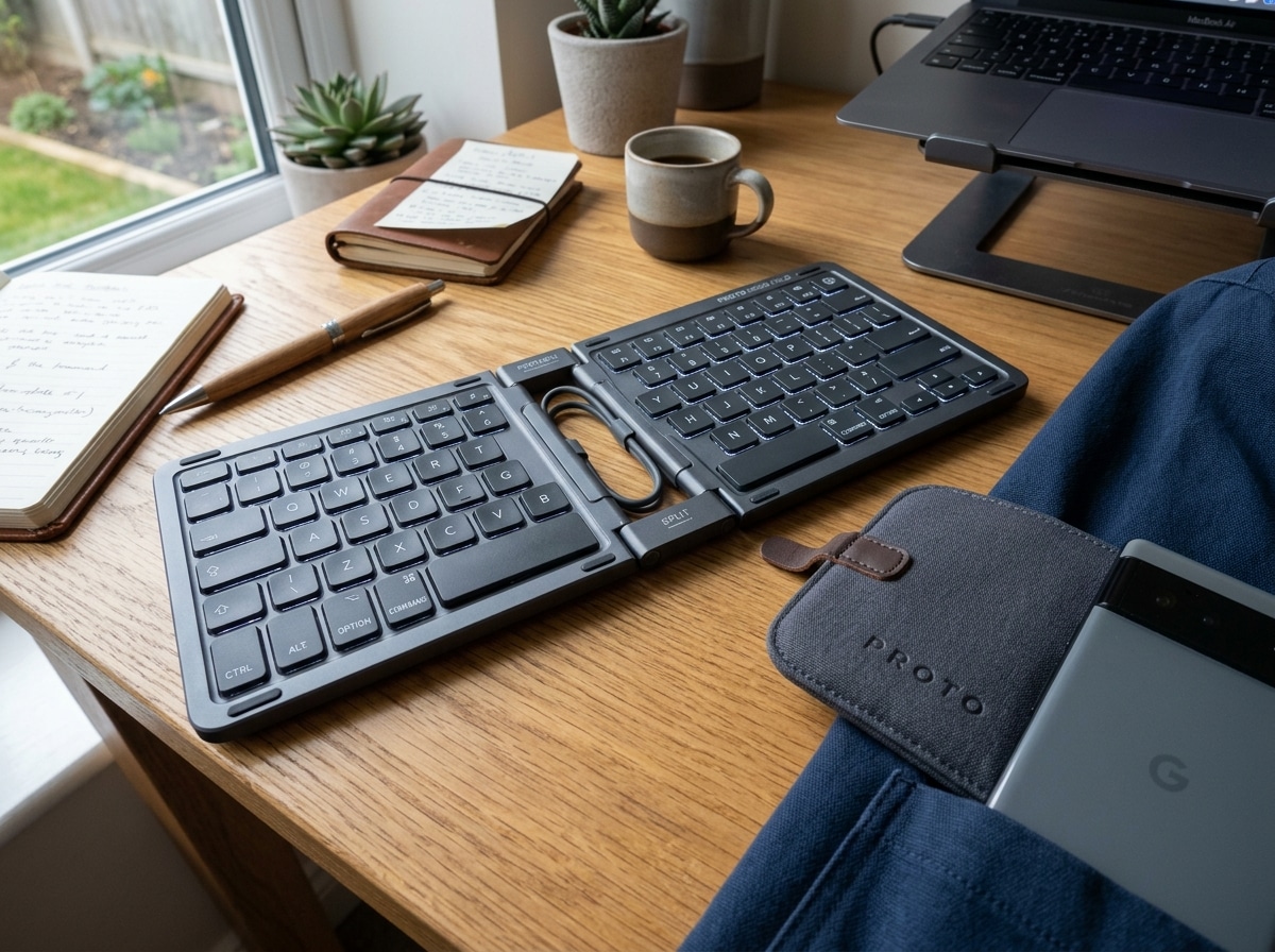 foldable keyboard ergonomic portability