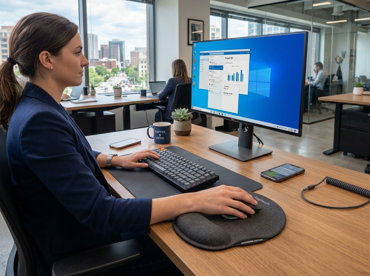 wrist rest mouse pad