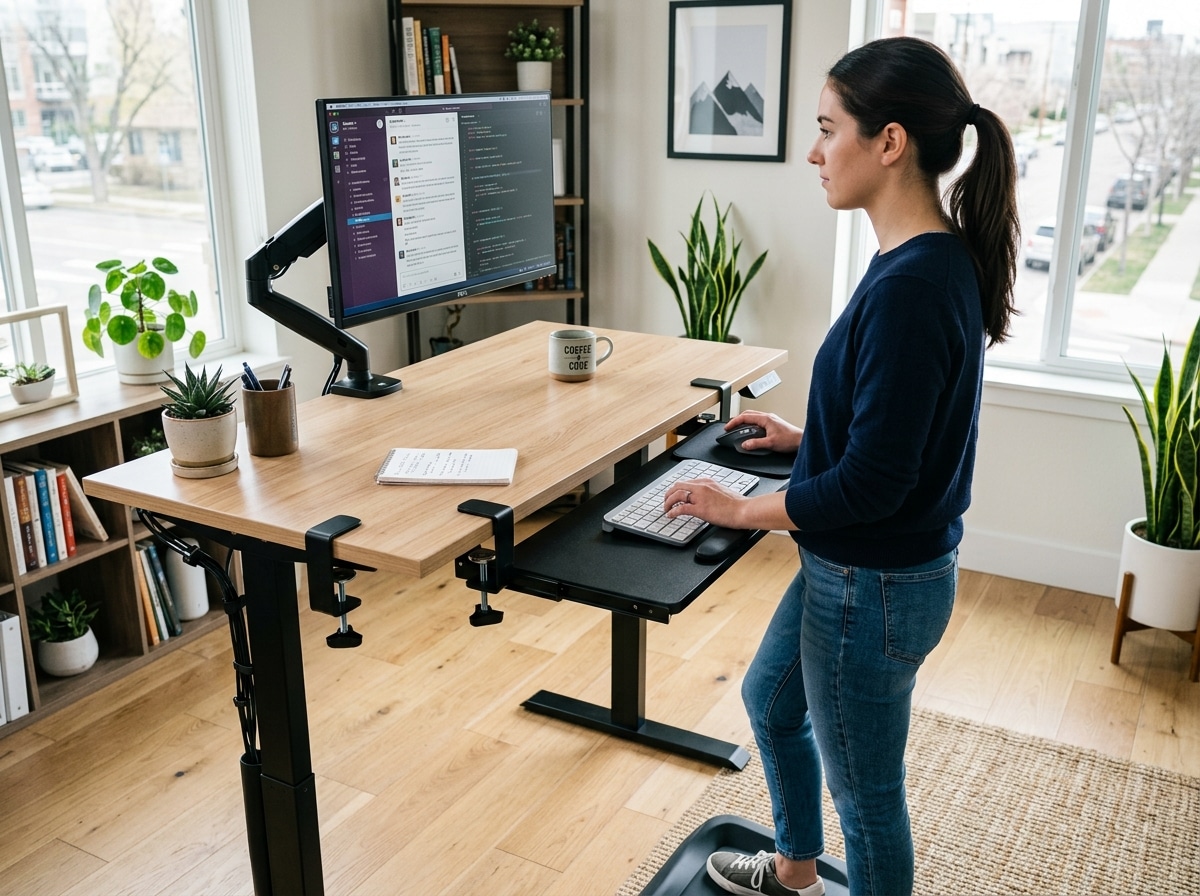 compact keyboard tray ideas
