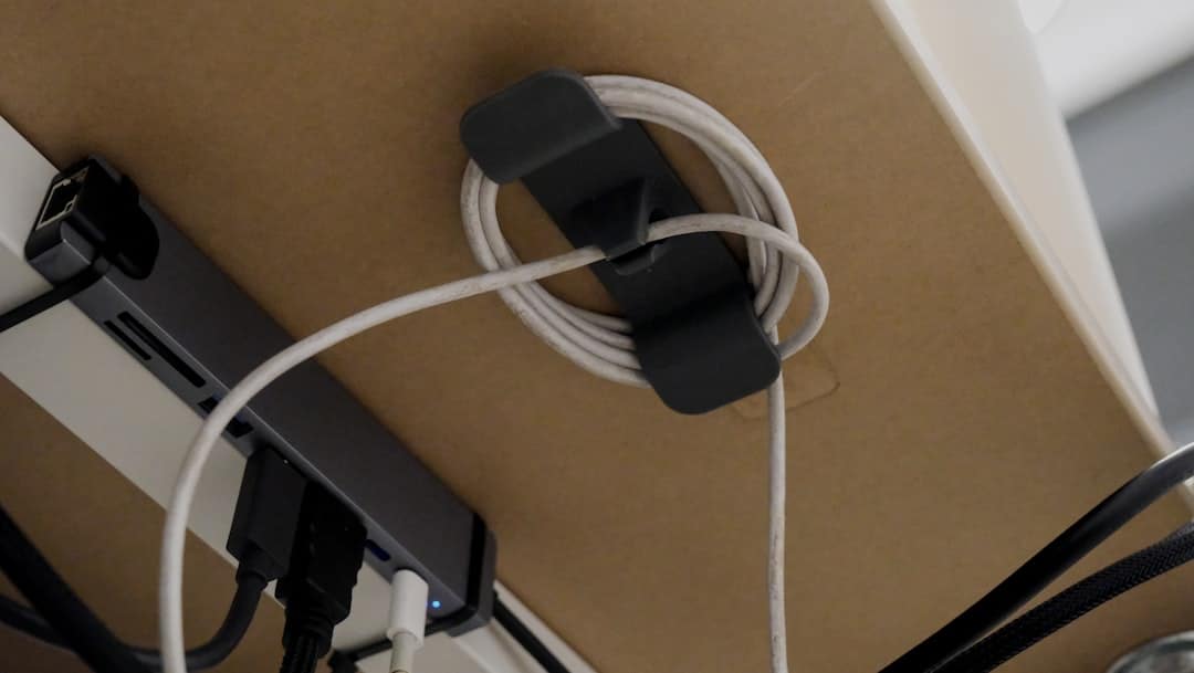 table cord organizer