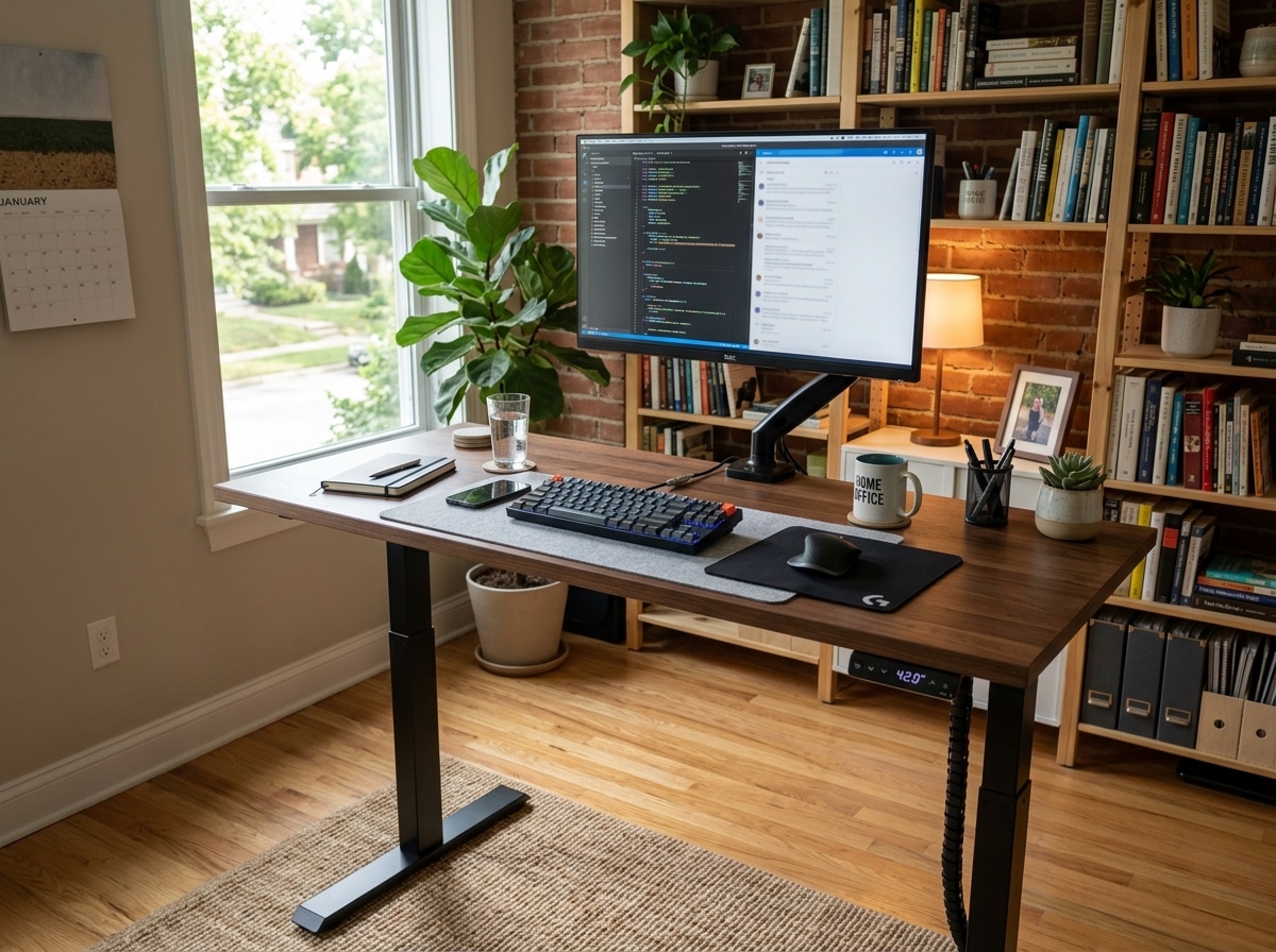dual motor desk